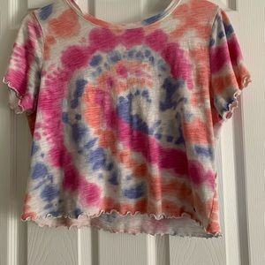 Hollister tie dye crop top!